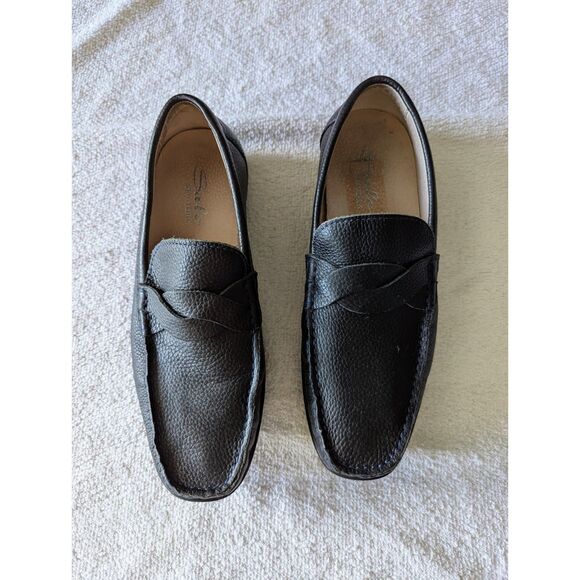 Salo New York Men\'s Slip On Genuine Leather Moccasin Loafers  Sz 39 main image 10